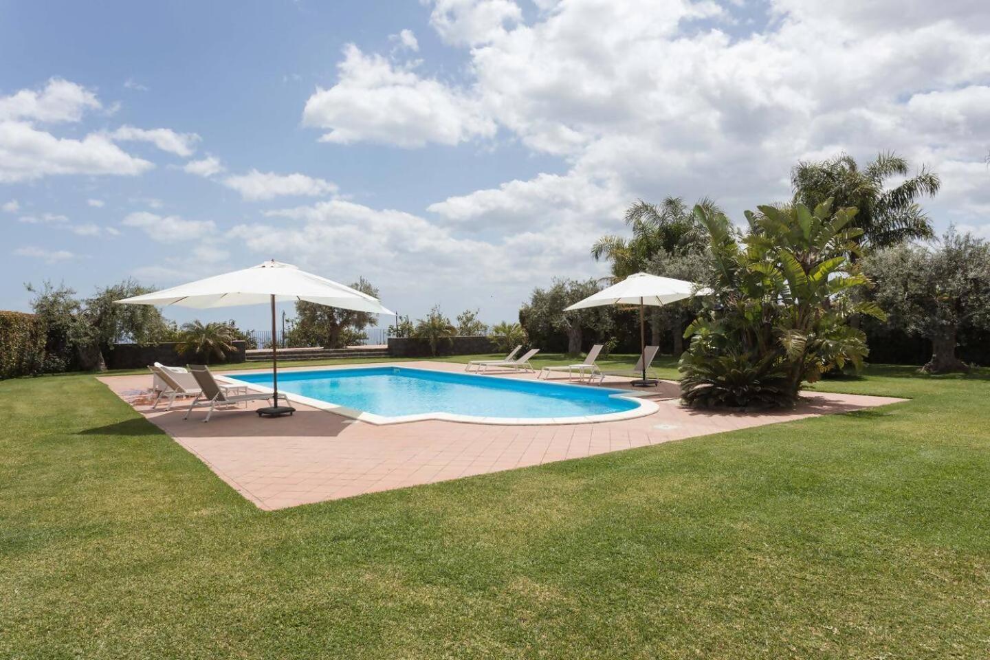 Villa Ginevra Santa Venerina Bagian luar foto