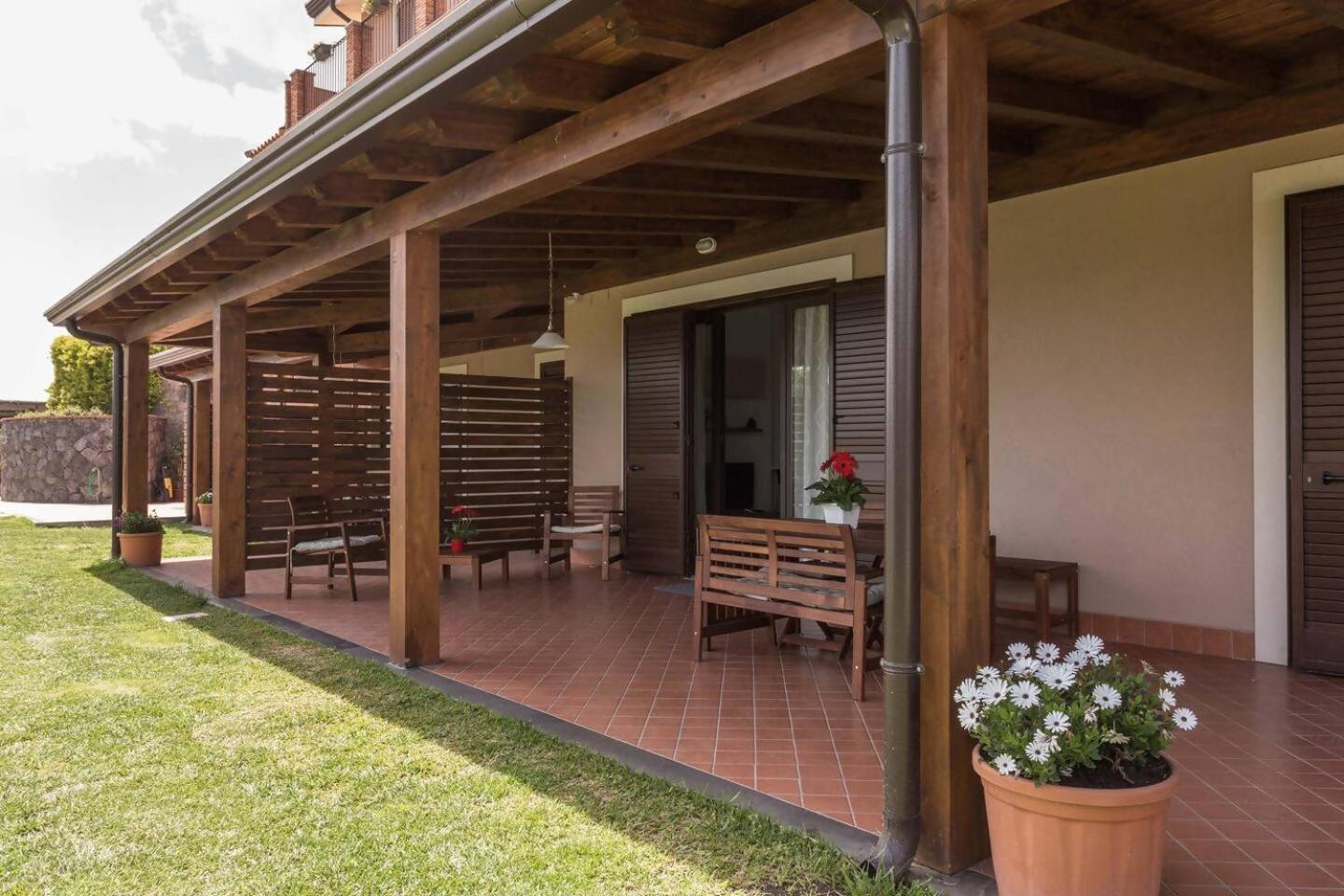 Villa Ginevra Santa Venerina Bagian luar foto