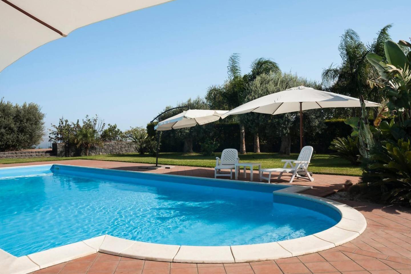 Villa Ginevra Santa Venerina Bagian luar foto