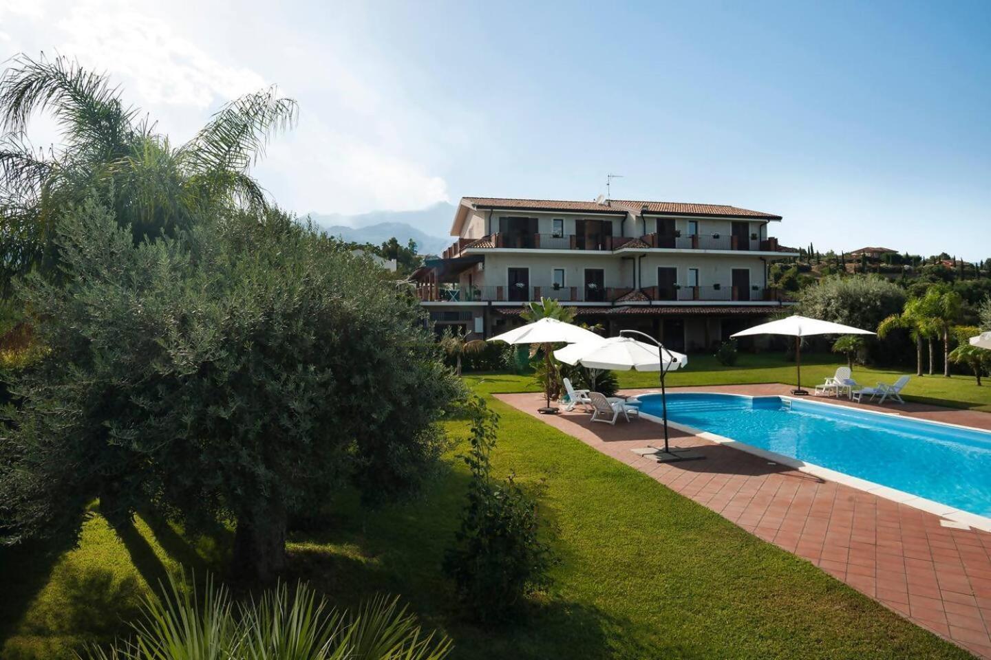 Villa Ginevra Santa Venerina Bagian luar foto