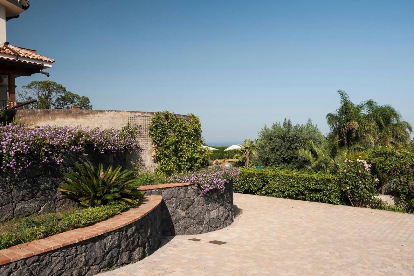 Villa Ginevra Santa Venerina Bagian luar foto