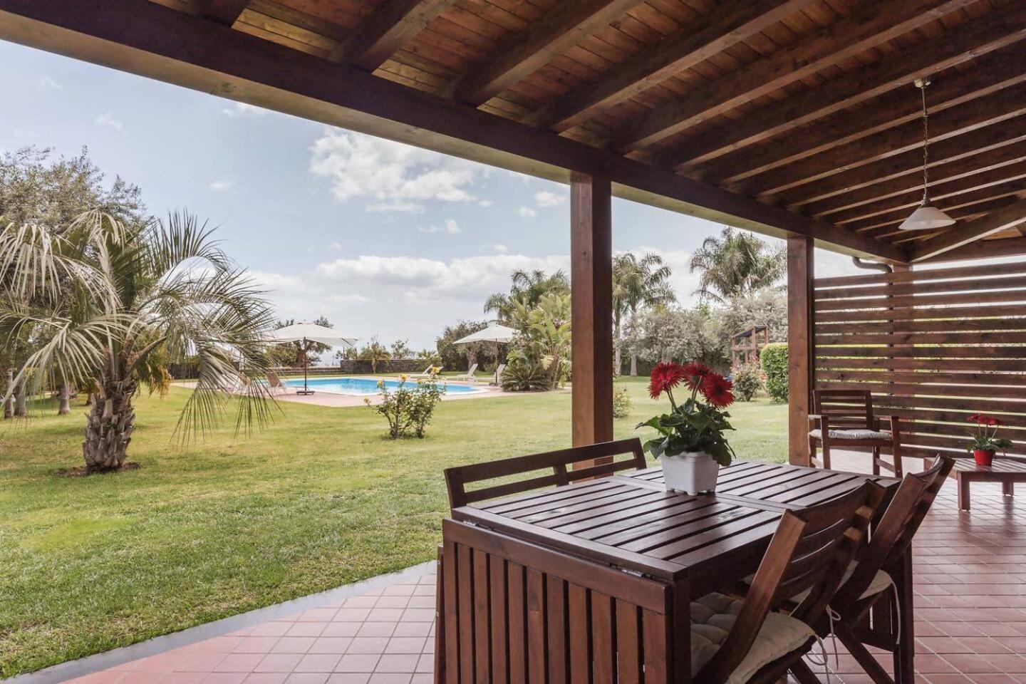 Villa Ginevra Santa Venerina Bagian luar foto