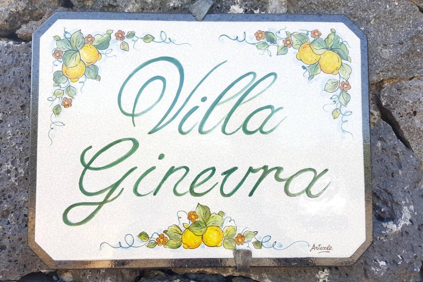 Villa Ginevra Santa Venerina Bagian luar foto